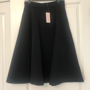 Black midi skirt NWT